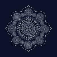 New Flower mandala template design and repeat pattern vector