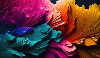 Colorful Paint Texture Background. photo