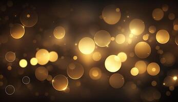 Sparkling Luxury, Glitter, Bokeh Sparkles, and Particles. photo