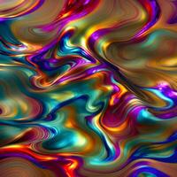 Abstract colorful splash background ,Watercolor swirling splash painting texture, Paint splashes on black background, photo