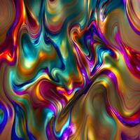 Abstract colorful splash background ,Watercolor swirling splash painting texture, Paint splashes on black background, photo