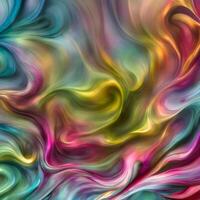 Abstract colorful splash background ,Watercolor swirling splash painting texture, Paint splashes on black background, photo