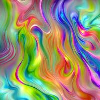 Abstract colorful splash background ,Watercolor swirling splash painting texture, Paint splashes on black background, photo