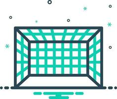 mix icon for net vector