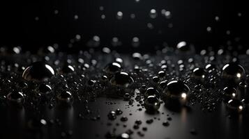 Glitter, Bokeh Sparkles, and Particles. photo