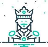 mix icon for prince vector