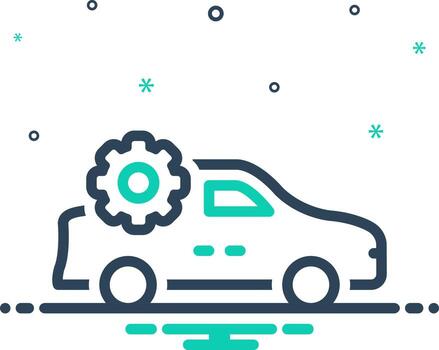 mix icon for modification vector