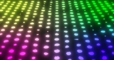 Abstract background of colorful flashing dots photo