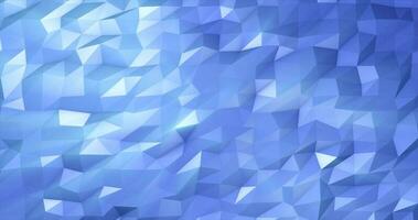 Abstract blue low poly triangular mesh background photo