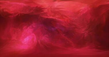 Abstract red iridescent multicolored energy magical bright glowing liquid plasma background photo