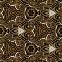 abstract traditional brown hexagonal seamless pattern design, textile print design, background texture photo