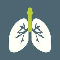 Lungs Vector Icon