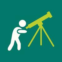 Adjusting Telescope Vector Icon