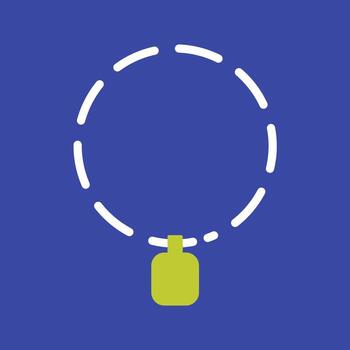 icono de vector de cadena