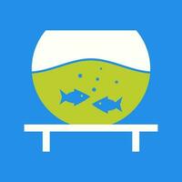 Fish Bowl Vector Icon