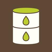 Oil Barrel Vector Icon