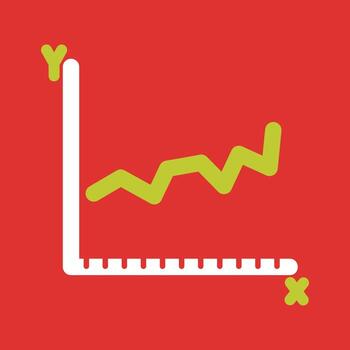 icono de vector de gráfico