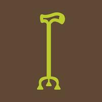 Walking Stick Vector Icon