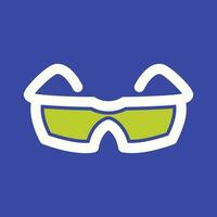 icono de vector de gafas