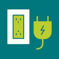 Plug and Socket Vector Icon