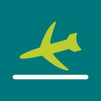 Flight Landing Vector Icon