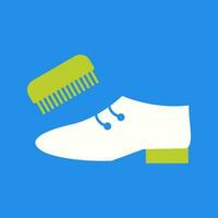 Shoe Polishing Vector Icon