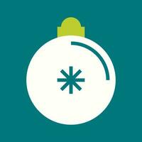 Christmas Ball Vector Icon