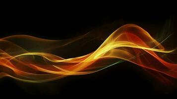 Abstract background with bright glowing fire lines, generate ai photo