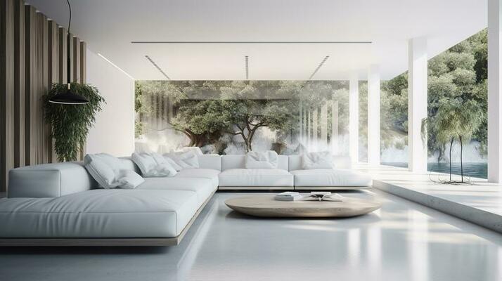 Modern White Living Room Stock Photos, Images and Backgrounds for Free