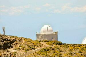 el observatorio del teide en tenerife, hacia 2022 foto