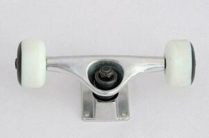 White skate wheels photo