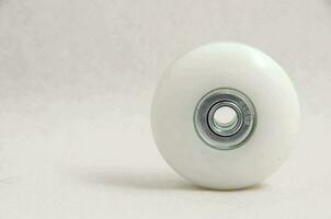 White skate wheels photo