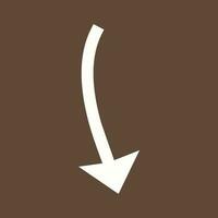 Arrow Pointing Down Vector Icon