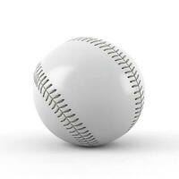 baseball isolated on white background, generate ai photo