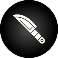 icono de vector de cuchillo