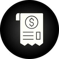 Receipt Vector Icon