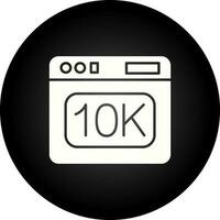 icono de vector de 10k