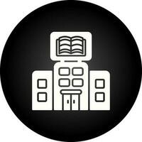 icono de vector de biblioteca