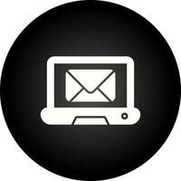 Laptop Mail Vector Icon