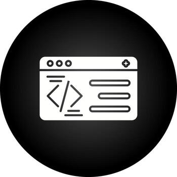 icono de vector de programación