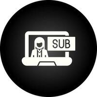 Subscriber Model Vector Icon