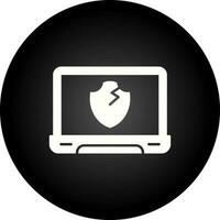 Broken Shield Vector Icon
