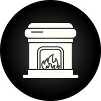 Fireplace Vector Icon