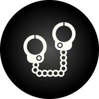 Police Handcuffs Vector Icon