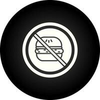 No Eating Vector Icon