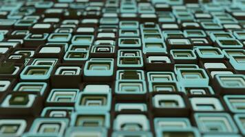 3d background abstract. Satisfying abstract animation.  Motion geometric cubes. 4k seamless looped video. video