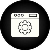 icono de vector de configuración web