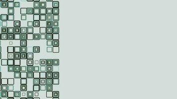 3d antecedentes resumen. satisfactorio resumen animación. movimiento geométrico cubitos. 4k sin costura serpenteado video. video