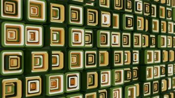 3d background abstract. Satisfying abstract animation.  Motion geometric cubes. 4k seamless looped video. video