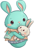 Mama Rabit and baby png